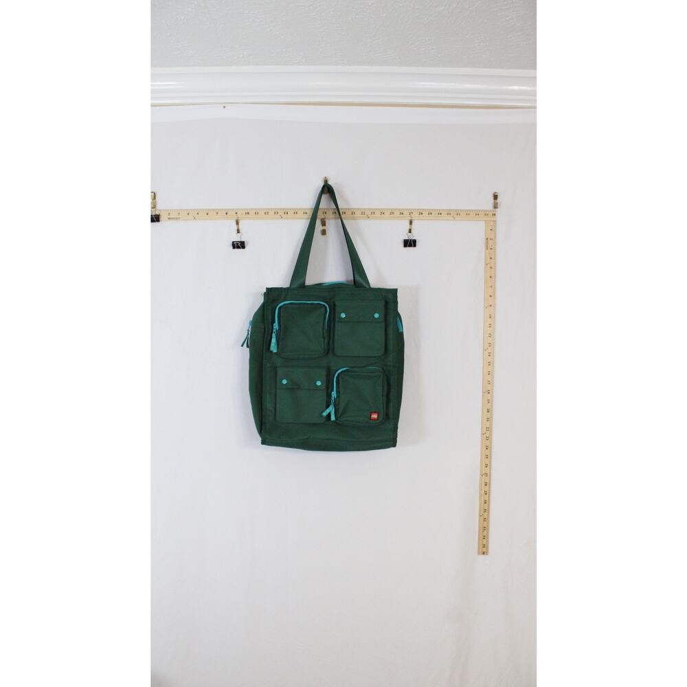 LEGO x Target Green Utility Pocket Weekender Tote Bag Multicolor Limited Edition - Picture 2 of 6